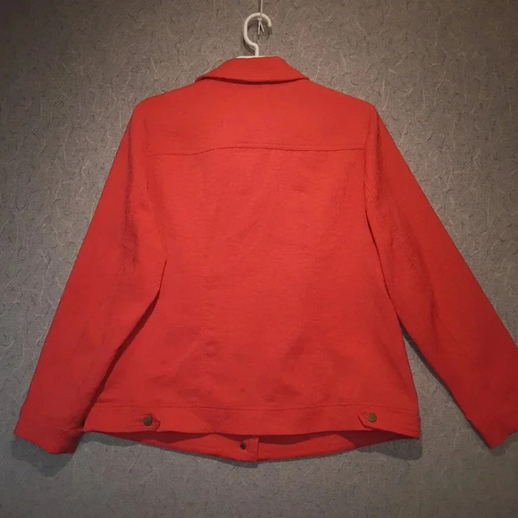 Alia  Women's Pink Embossed Blazer Jacket Size 12 - Picture 11 of 12